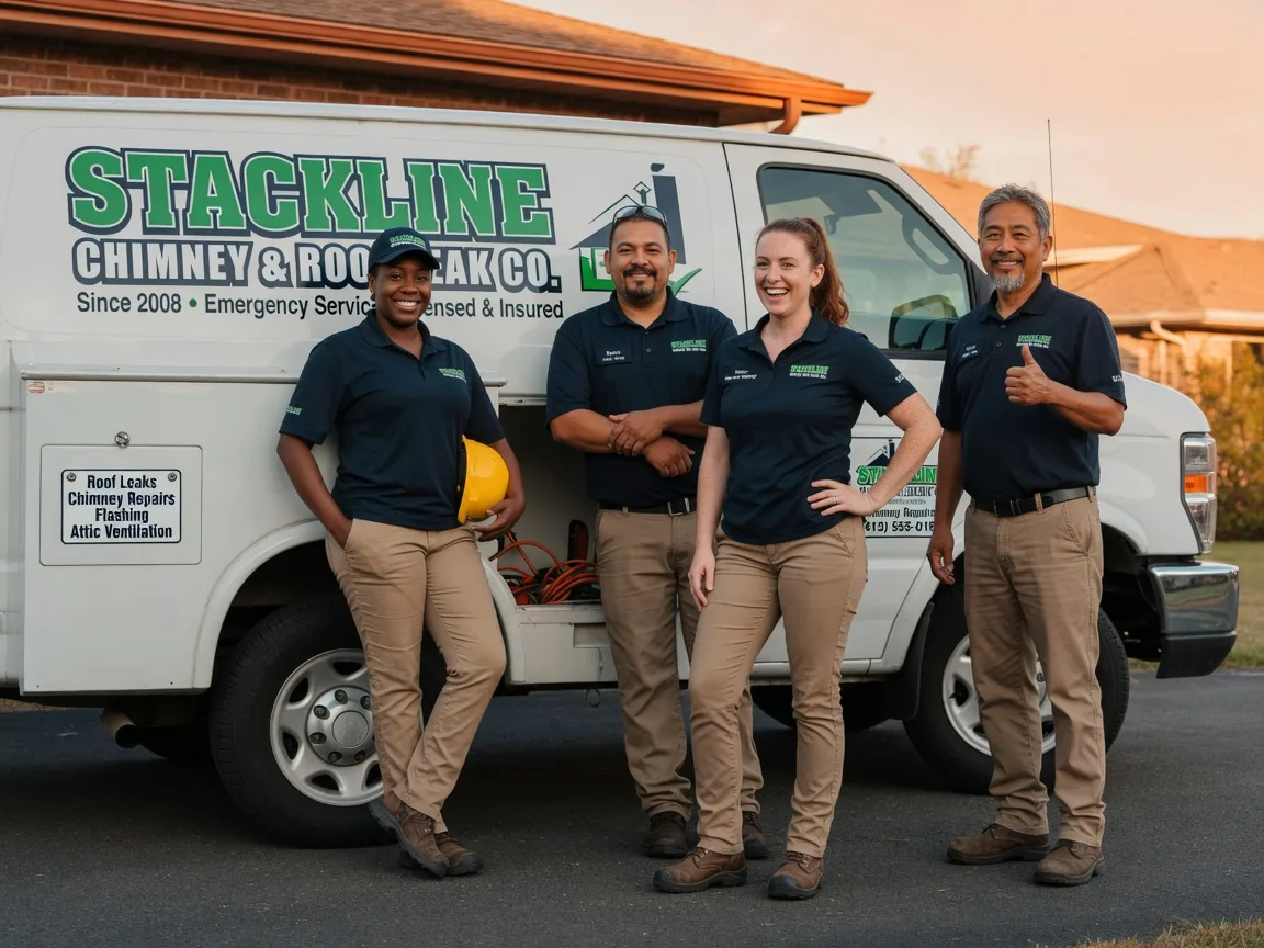 Chimney flashing repair company in Shelbyville, TX